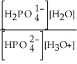 <strong>What is the correct Ka expression for the reaction below? H<sub>2</sub>PO<sub>4</sub><sup>-</sup>(aq)+ H<sub>2</sub>O(l) HPO<sub>4</sub><sup>2-</sup>(aq)+ H<sub>3</sub>O<sup>+</sup>(aq)</strong> A) B) C) D) E)