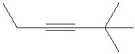 <strong>Which of the following is a correct line bond structure for 2,3-dimethyl-3-hexene?</strong> A) B) C) D) E)