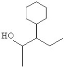 <strong>What is the line bond drawing for 2-phenyl-3-pentanol</strong> A) B) C) D) E)