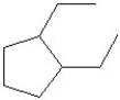 <strong>Which of the following is the bond line drawing for 2-ethyl-1-methylcyclopentanol?</strong> A) B) C) D) E)