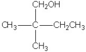 <strong>Which molecule shown is a secondary alcohol?</strong> A) B) C) D)