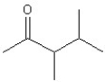 <strong>Which of the following is the correct line drawing for 2,4-dimethyl-3-pentanone?</strong> A) B) C) D) E)