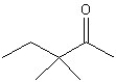 <strong>Which of the following is the correct line drawing for 2,4-dimethyl-3-pentanone?</strong> A) B) C) D) E)