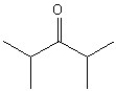 <strong>Which of the following is the correct line drawing for 2,4-dimethyl-3-pentanone?</strong> A) B) C) D) E)
