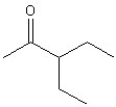 <strong>Which of the following is the correct line drawing for 2,4-dimethyl-3-pentanone?</strong> A) B) C) D) E)