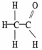 <strong>All of the following are true concerning a two-carbon aldehyde except</strong> A)its condensed formula is C -CHO. B)its systematic name is ethanal. C)its common name is acetaldehyde. D)it has a higher boiling point than an alcohol of similar molecular weight. E)its structural formula is: