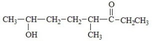 Cyclize the following compound.Identify if it is a hemiacetal,hemiketal,acetal or ketal.