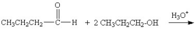 <strong>Predict the products of the following reactions and identify if they are an acetal or a ketal:</strong> A) B)
