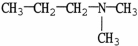 <strong>Which molecule shown is N,N-dimethylethylamine?</strong> A) C -C -C -C -C -N B) C) D) E)