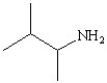 <strong>Which of the following structures represents the compound 2-amino-2-methylbutane?</strong> A) B) C) D) E)