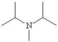 <strong>Which of the following line bond drawings correctly represents N,N-diisopropylamine?</strong> A) B) C) D) E)