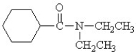 <strong>Which is the correct structure for N,N-diethyl benzamide?</strong> A) B) C) D) E)
