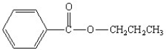 <strong>What is the correct structure for the compound isopropylbenzoate?</strong> A) B) C) D) E)