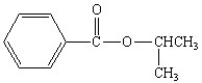 <strong>What is the correct structure for the compound isopropylbenzoate?</strong> A) B) C) D) E)