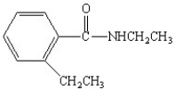 <strong>What is the IUPAC name for the following compound? </strong> A)N,2-diethyl benzamide B)diethyl benzamide C)N,N-diethyl benzamide D)ethyl phenyl amine E)diethyl phenyl amine