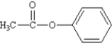 <strong>What is the correct structure for phenylbenzoate?</strong> A) B) C) D)