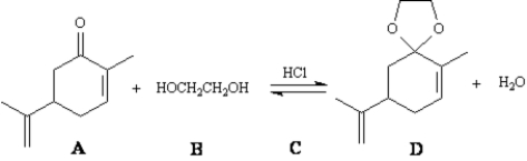 Exhibit 19-3 Consider the reaction below to answer the following question(s). -Refer to Exhibit 19-3.Write the complete stepwise mechanism for this reaction.Show all electron flow with arrows and show all intermediate structures.