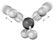 <strong>Which of the following regions of the electromagnetic spectrum would have insufficient energy to produce the following energy transition? </strong> A)radio wave B)visible C)ultraviolet D)X ray