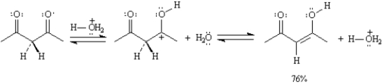 Exhibit 6-7 Consider this reaction when answering the following question(s): -Refer to Exhibit 6-7. A)The structures below show the step-wise bond making and bond breaking in this reaction.Draw curved arrows to show the electron flow that has occurred in each step. B)Calculate K<sub>eq</sub> for the reaction in part C)Calculate ΔG° for the reaction in part