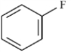 Exhibit 2-4 Use the convention and the crossed arrow to show the direction of the expected polarity of the indicated bonds in the following compounds. Refer to Exhibit 2-4.The C−F bond in fluorobenzene,