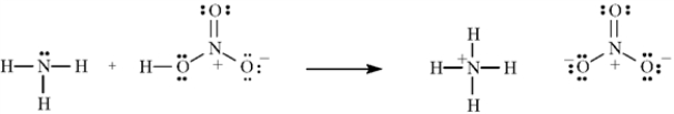 Exhibit 2-8 Consider the reaction below to answer the following question(s). Refer to Exhibit 2-8.Using the curved arrow formalism,show the flow of electrons for this reaction.