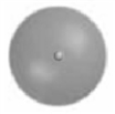 Hybridization of the atomic orbitals shown would result in:      