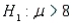 A random sample of seven observations was drawn from a normal population. The following summations were computed: and . Test the hypothesis vs. at the 1% significance level.