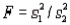 The test statistic employed to test is , which is F distributed with degrees of freedom, provided that the two populations are F distributed.