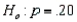 <strong>In testing vs. a random sample of size 200 produced a sample proportion Given these results, what is the approximate p-value of the test?</strong> A) 0.0384 B) 0.0768 C) 0.4616 D) 0.5384