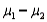 In estimating the difference between two population means, the following summary statistics were found: and Based on these results, the point estimate of is 0.70.