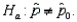 A two-tailed hypothesis test of the population proportion takes the form vs.