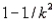 Tchebysheff's Theorem states the following: Given a number k greater than or equal to 1, and a set of measurements, at least ( ) of the measurements in the data set will lie within k standard deviations of their mean.