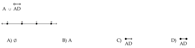 Based on the figure, specify the given set in a simpler way.