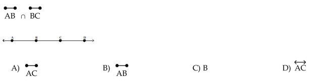 Based on the figure, specify the given set in a simpler way.