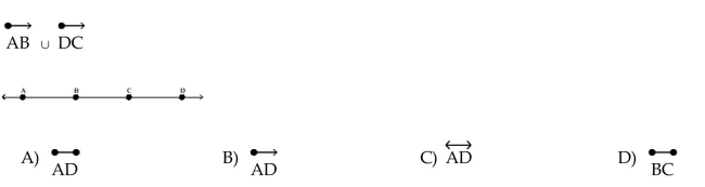 Based on the figure, specify the given set in a simpler way.