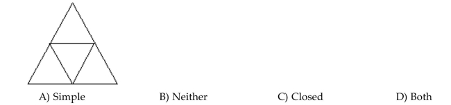 Identify the curve as simple, closed, both, or neither.