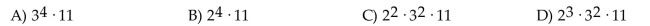 Give the prime factorization of the number. Use exponents when possible. 396