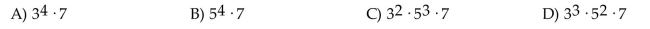 Give the prime factorization of the number. Use exponents when possible. 4725