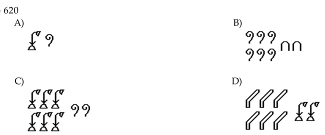 Convert the Hindu-Arabic numeral to Egyptian form.