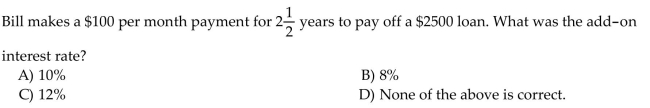 Solve the problem.