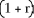 <strong>Which of the following is the correct statement of an intertemporal budget constraint?</strong> A) = - + B) = + C)W = - ( + ) D) =