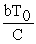In the Baumol-Tobin model, given that total costs for an individual equals + , where T<sub>0</sub> = monthly income, b = brokerage costs, and C = amount raised from each bond transaction, derive the so-called square root rule.