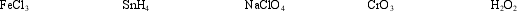 Select the material containing the element with the highest oxidation number and determine how many electrons are required to reduce that element to an oxidation number of zero.