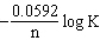  <strong>The relationship between Gibbs free energy and E<sup> \circ </sup><sub>cell</sub> is DG<sup> \circ </sup> =</strong> A)   B)   C) -nFE<sup> \circ </sup><sub>cell</sub>. D) nFE<sup> \circ </sup><sub>cell</sub>. E) -RT ln K. <div style=padding-top: 35px>  