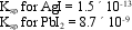 A solution contains 0.100 M Pb(NO<sub>3</sub>)<sub>2</sub> and 1.00 × 10<sup>-5</sup> M AgNO<sub>3</sub>. It is intended to separate out the silver by selective precipitation of AgI. What is the maximum percentage of the total silver that can be recovered free of contamination by PbI<sub>2</sub>?  <div style=padding-top: 35px> 
