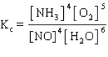 <strong>The equilibrium constant expression for the reverse of the reaction given below is </strong> A) B) C) D) E)