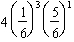 <strong>A college basketball player makes 5/6 of his free throws. Assuming free throws are independent, the probability that he makes exactly three of his next four free throws is:</strong> A) . B) . C) . D) .