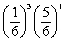 <strong>A college basketball player makes 5/6 of his free throws. Assuming free throws are independent, the probability that he makes exactly three of his next four free throws is:</strong> A) . B) . C) . D) .