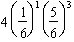 <strong>A college basketball player makes 5/6 of his free throws. Assuming free throws are independent, the probability that he makes exactly three of his next four free throws is:</strong> A) . B) . C) . D) .