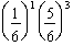 <strong>A college basketball player makes 5/6 of his free throws. Assuming free throws are independent, the probability that he makes exactly three of his next four free throws is:</strong> A) . B) . C) . D) .